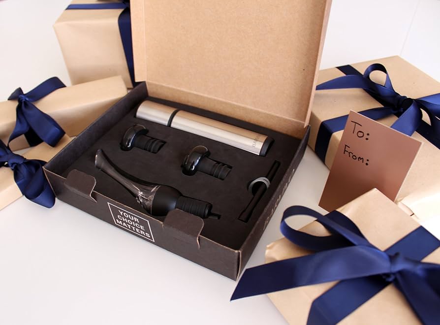 Amazon | Barvivoワインエアレーターとワインセーバーポンプ、 2